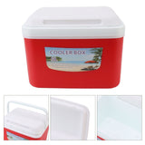 5L Cooler Box Portable Insulin Cooler Box Home Camping Portable Refrigerated Food Cooler Red