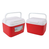 5L Cooler Box Portable Insulin Cooler Box Home Camping Portable Refrigerated Food Cooler Red