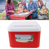 5L Cooler Box Portable Insulin Cooler Box Home Camping Portable Refrigerated Food Cooler Red