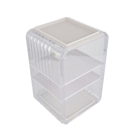 Acrylic Water Bottle Organizer Sturdy Dustproof Easy To Clean Water Bottle Storage Holder for Cabinet Desktop Large 3 Layer White In Australia - Darrahopens