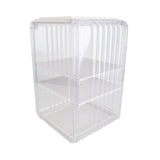 Acrylic Water Bottle Organizer Sturdy Dustproof Easy To Clean Water Bottle Storage Holder for Cabinet Desktop Large 3 Layer White In Australia - Darrahopens