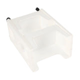 Storage Cart Large Capacity Thickened Mobile Storage Rack with Lockable Casters for Books Toys Seasoning Bottles 2 Tier White