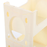 Storage Cart Large Capacity Thickened Mobile Storage Rack with Lockable Casters for Books Toys Seasoning Bottles 2 Tier Beige In Australia - Darrahopens