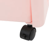 Storage Cart Large Capacity Thickened Mobile Storage Rack with Lockable Casters for Books Toys Seasoning Bottles 2 Tier Pink In Australia - Darrahopens