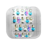 Display Case Clear Wall Hanging 3 Tiers Acrylic Dust Proof Show Display Box for Figures Doll Toys In Australia - Darrahopens