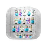 Display Case Clear Wall Hanging 3 Tiers Acrylic Dust Proof Show Display Box for Figures Doll Toys In Australia - Darrahopens