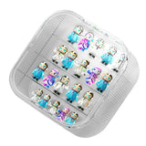 Display Case Clear Wall Hanging 3 Tiers Acrylic Dust Proof Show Display Box for Figures Doll Toys