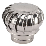 Chimney Rotating Ventilator Cap Stainless Steel Anti Downdraught Chimney Cap with Clamp Thickened 150 Type