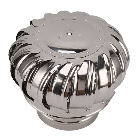 Chimney Rotating Ventilator Cap Stainless Steel Anti Downdraught Chimney Cap with Clamp Thickened 200 Type In Australia - Darrahopens