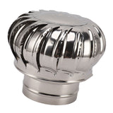 Chimney Rotating Ventilator Cap Stainless Steel Anti Downdraught Chimney Cap with Clamp Thickened 200 Type In Australia - Darrahopens