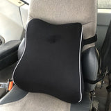 Seat Back Cushion Lumbar Support Pillow for Office Chair Back Support Pillow for Car Computer Gaming Chair Back Pain Relief Black