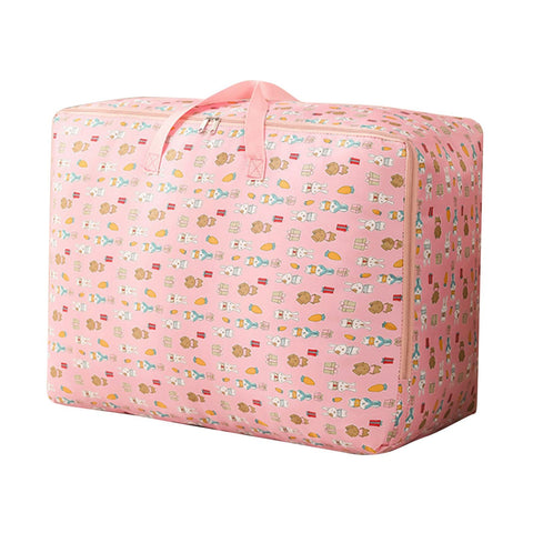 50x35x20cm Pink Bunny Quilt Storage Bag Dustproof Organizer Oxford Cloth Quilt Storage Bag In Australia - Darrahopens