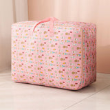50x35x20cm Pink Bunny Quilt Storage Bag Dustproof Organizer Oxford Cloth Quilt Storage Bag