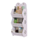 Wall Mounted Bathroom Shelf Waterproof Rustproof Adjustable Layer Height Storage Rack for Toilet Bedroom