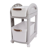 Thickened Enlarged Basket Shelf Cart Multi Layers Storage Rack Removable Floor Standing Multi Layer Organizer with Wheels 2 Layers In Australia - Darrahopens