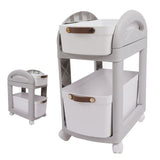 Thickened Enlarged Basket Shelf Cart Multi Layers Storage Rack Removable Floor Standing Multi Layer Organizer with Wheels 2 Layers