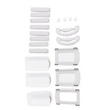 Thickened Enlarged Basket Shelf Cart Multi Layers Storage Rack Removable Floor Standing Multi Layer Organizer with Wheels 3 Layers
