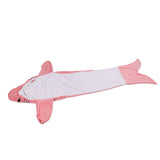 Wearable Adult Hoodie Shark Blanket Super Soft Cozy Flannel Shark Pajamas for Role Playing Costumes Movie Nights Party Nights Pink 140cm