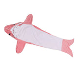 Wearable Adult Hoodie Shark Blanket Super Soft Cozy Flannel Shark Pajamas for Role Playing Costumes Movie Nights Party Nights Pink 170cm