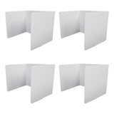 4pcs Classroom Privacy Shields Easy to Clean Quick Installation Plastic Desk Divider Boards for Office Library In Australia - Darrahopens