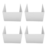 4pcs Classroom Privacy Shields Easy to Clean Quick Installation Plastic Desk Divider Boards for Office Library