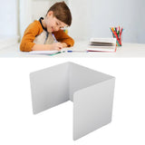 4pcs Classroom Privacy Shields Easy to Clean Quick Installation Plastic Desk Divider Boards for Office Library
