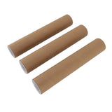 12 Pcs Round Paper Tubes Poster Storage Tubes Multipurpose Mailing Poster Paper Tubes with Plastic Lid 5.3x30cm