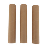 12 Pcs Round Paper Tubes Poster Storage Tubes Multipurpose Mailing Poster Paper Tubes with Plastic Lid 5.3x30cm