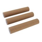 12 Pcs Round Paper Tubes Poster Storage Tubes Multipurpose Mailing Poster Paper Tubes with Plastic Lid 5.3x30cm