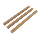 12 Pcs Round Paper Tubes Poster Storage Tubes Multipurpose Mailing Poster Paper Tubes with Plastic Lid 3.4x51cm