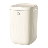 Darrahopens Home & Garden > Kitchen Bins > Automatic Bins Automatic Trash Can 20L Touchless Sensor Easy Clean PP Waterproof Electric Garbage Bin for Kitchen Bathroom Cream White Battery Powered In Australia - Darrahopens