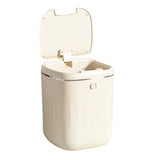Darrahopens Home & Garden > Kitchen Bins > Automatic Bins Automatic Trash Can 20L Touchless Sensor Easy Clean PP Waterproof Electric Garbage Bin for Kitchen Bathroom Cream White Battery Powered In Australia - Darrahopens