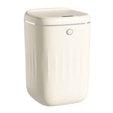 Darrahopens Home & Garden > Kitchen Bins > Automatic Bins Automatic Trash Can 20L Touchless Sensor Easy Clean PP Waterproof Electric Garbage Bin for Kitchen Bathroom Cream White Battery Powered In Australia - Darrahopens