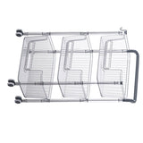 Rolling Storage Cart Stable Stylish Multifunctional Rugged Mobile Storage Organizer Trolley for Home 3 Tier