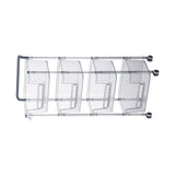 Rolling Storage Cart Stable Stylish Multifunctional Rugged Mobile Storage Organizer Trolley for Home 4 Tier