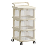 Rolling Cart with Clear Drawer Multifunction Rolling Storage Cart Organizer with Wheels for Bedroom Kitchen Office 3 Layer In Australia - Darrahopens