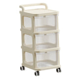 Rolling Cart with Clear Drawer Multifunction Rolling Storage Cart Organizer with Wheels for Bedroom Kitchen Office 3 Layer In Australia - Darrahopens