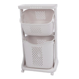 Household Kitchen Shelf Multifunctional Large Size PP Bathroom Simple Storage Shelf for Living Room 2 Layer
