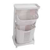Household Kitchen Shelf Multifunctional Large Size PP Bathroom Simple Storage Shelf for Living Room 2 Layer