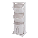 Household Kitchen Shelf Multifunctional Large Size PP Bathroom Simple Storage Shelf for Living Room 3 Layer
