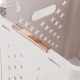 Rolling Laundry Basket On Wheels Collapsible Laundry Sorter Organizer Collapsible Hanging Laundry Baskets Dirty Clothing Basket Gold