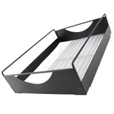Pull Out Cabinet Organizer Carbon Steel Smooth Sliding Silent Slide Out Pantry Shelves for Bathroom Wardrobe Black L 302x401x115mm In Australia - Darrahopens