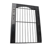 Pull Out Cabinet Organizer Carbon Steel Smooth Sliding Silent Slide Out Pantry Shelves for Bathroom Wardrobe Black L 302x401x115mm