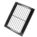 Pull Out Cabinet Organizer Carbon Steel Smooth Sliding Silent Slide Out Pantry Shelves for Bathroom Wardrobe Black L 302x401x115mm