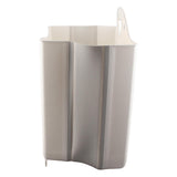 Collapsible Hanging Laundry Basket PP Wall Mounted Collapsible Laundry Hamper for Laundry Dorm Room XL White