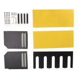 Power Tool Organizer Wall Mount 5 Slot Electric Drill Storage Rack Heavy Duty Drill Holder for Garage Workshop Warehouse Yellow