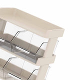 Tea Bag Organizer Office Bar Desktop Tea Bag Coffee Capsule Storage Rack Multilayer Countertop Organizer Cream White 4 Layer 30x17x42.5cm In Australia - Darrahopens