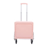 Darrahopens Tools > Tools Storage > Utility Trolleys Portable Rolling Crate Thickened Strong Load Bearing PP Iron Aluminum with 8 Wheels Mobile Folding Cart for Shopping Courier Pickups Pink In Australia - Darrahopens