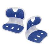Petal Shape Waist Protection Chair Children Ergonomic Design Sitting Posture Correction Chair Student Sitting Posture Correction Cushion Large Blue