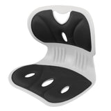 Petal Shape Waist Protection Chair Children Ergonomic Design Sitting Posture Correction Chair Student Sitting Posture Correction Cushion Large Black